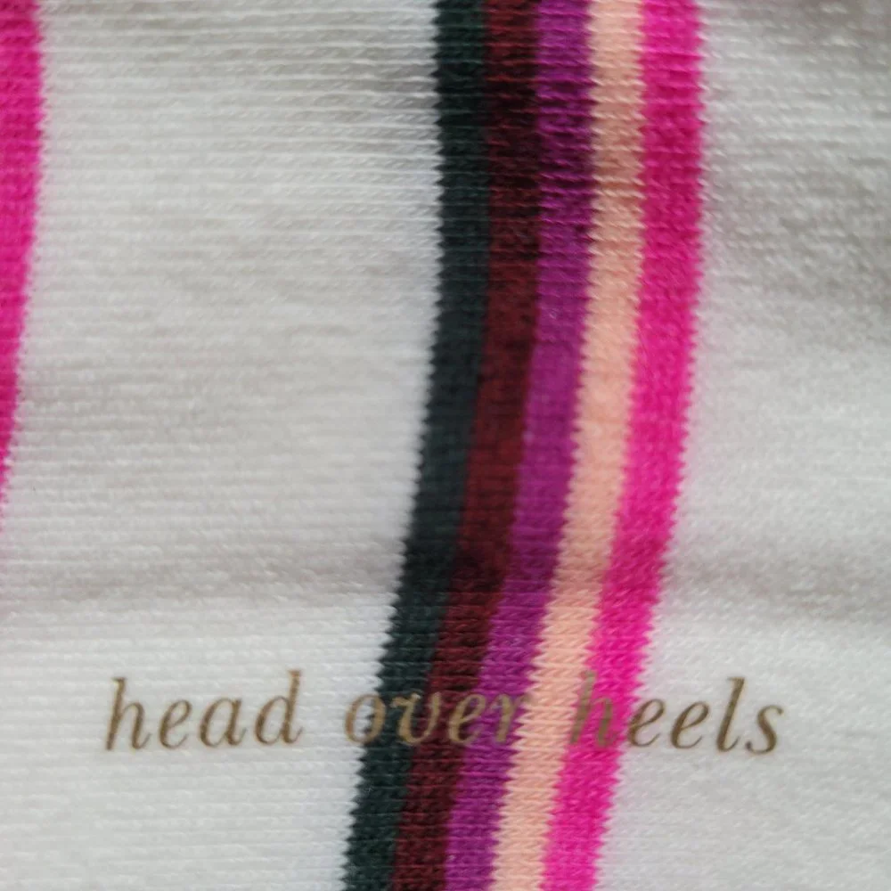 NWT♠️KATE SPADE♠️"Hello" Designer Crew Socks 3 Pairs New York - Picture 10 of 16